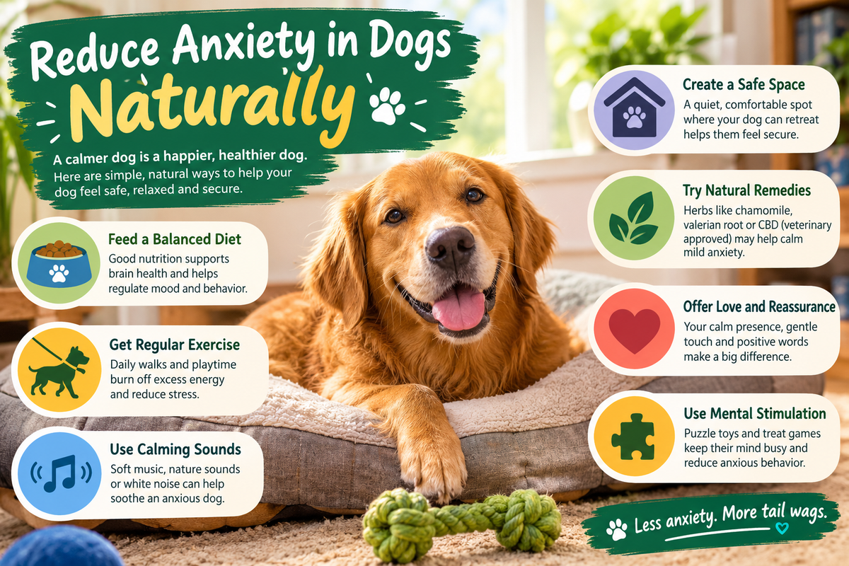 Reduce Anxiety in Dogs Naturally – Justice Pet Boutique
